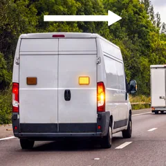 Tail-Turn Lux 9x7 — installed on the vehicle