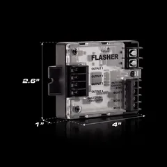 4X Flasher — dimensions