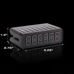 6X Switch Box — dimensions