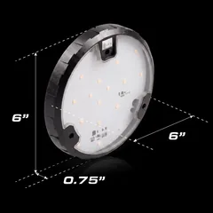 6&Prime; Compartment Light — dimensions