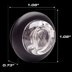 1&Prime; Round Marker — dimensions