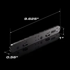 Q Flat-Wide Surface Mount — dimensions