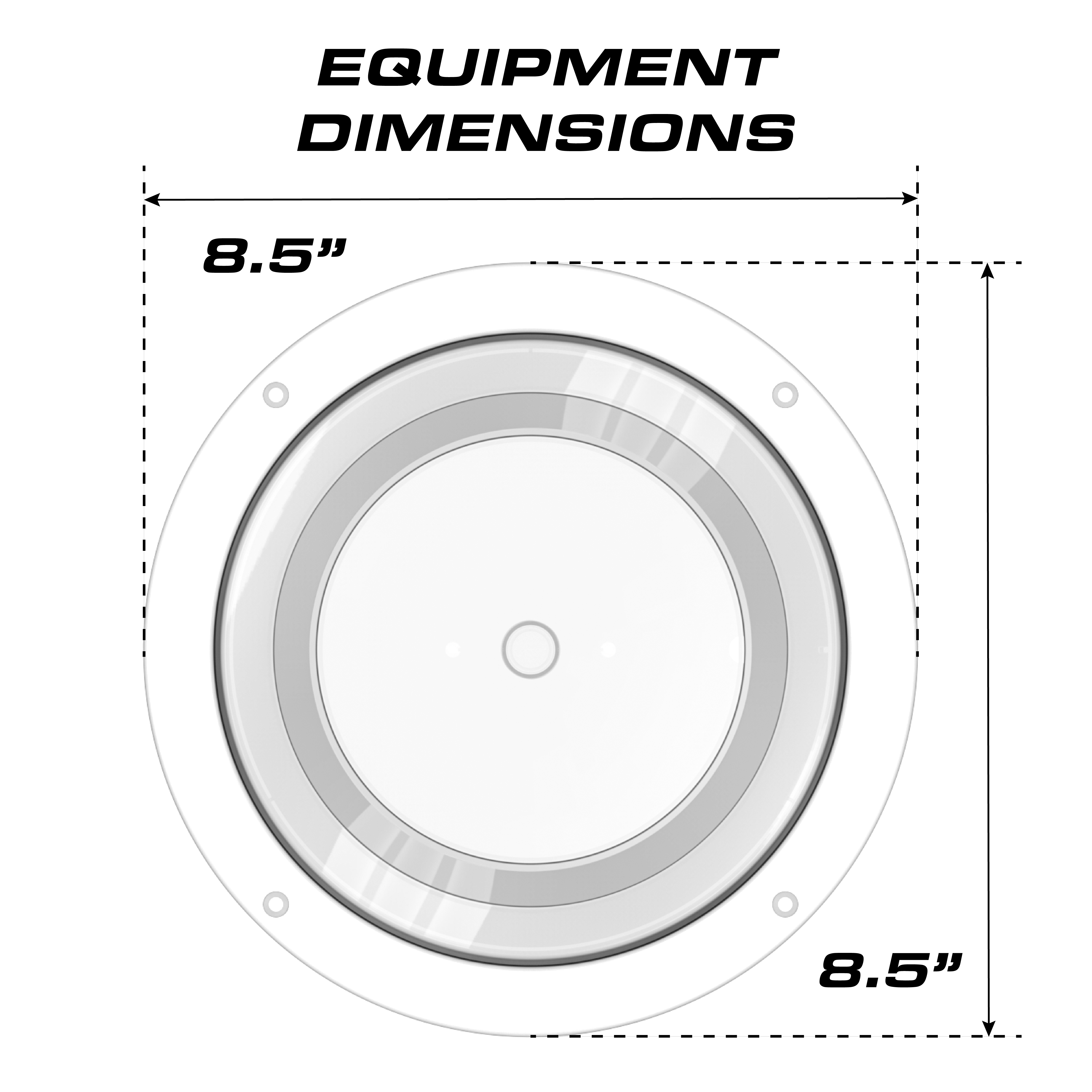 Feniex 8.5" Interior Dome Light