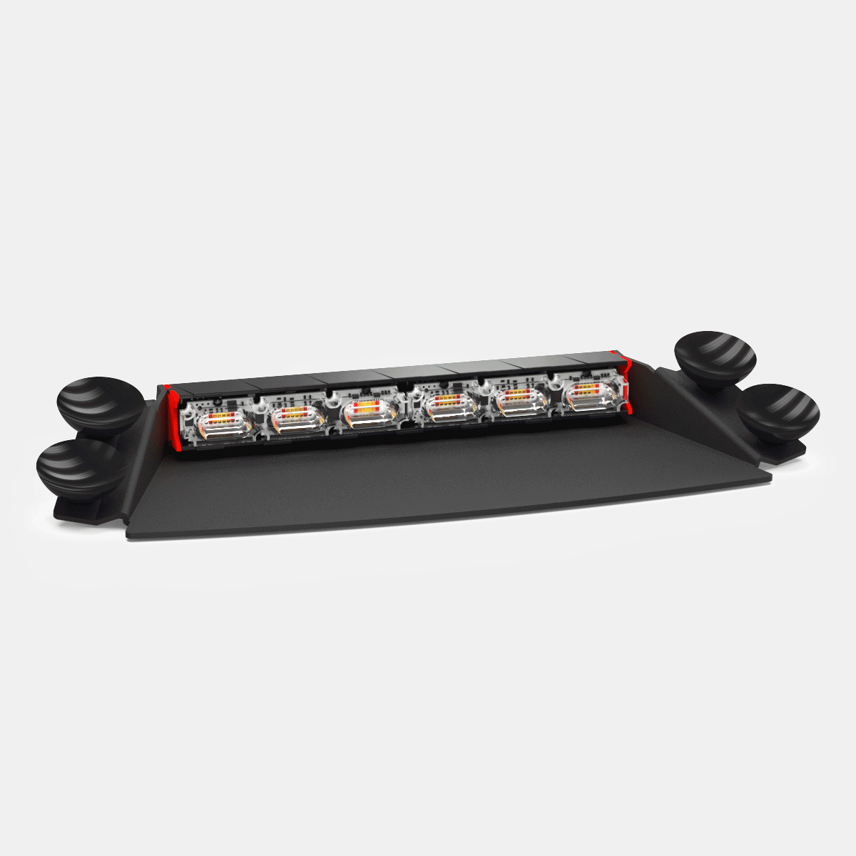 Feniex Fusion 600 Dash Deck Warning Light Bar MADE IN THE USA 4 WATT LEDS 